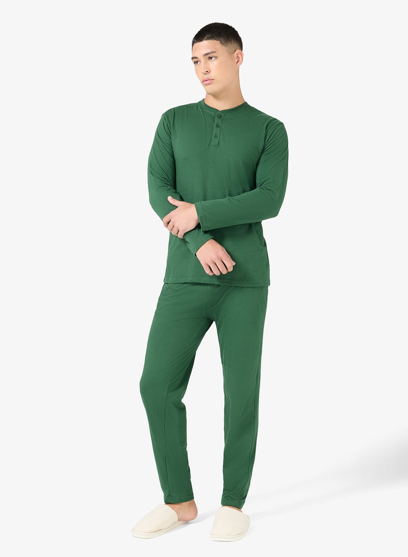 Seventy Five Essential Long Sleeve T-Shirt And Pyjamas Set - Image 5