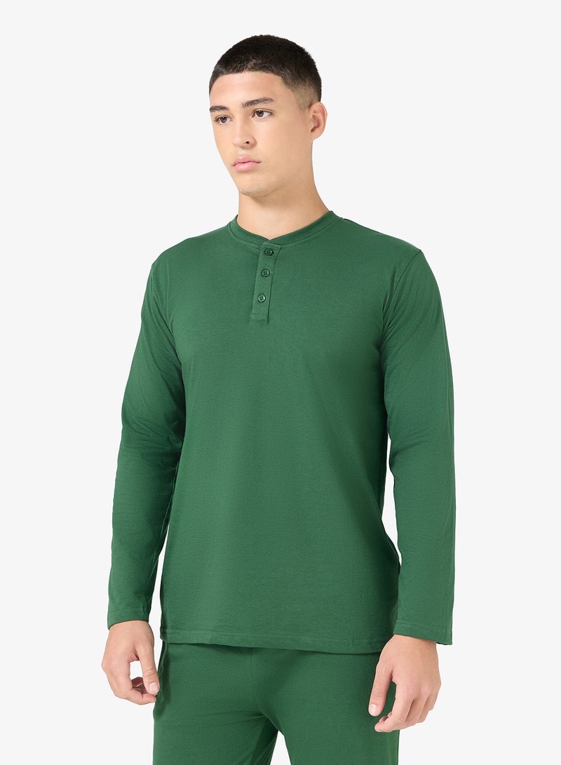 Seventy Five Essential Long Sleeve T-Shirt And Pyjamas Set - Image 3