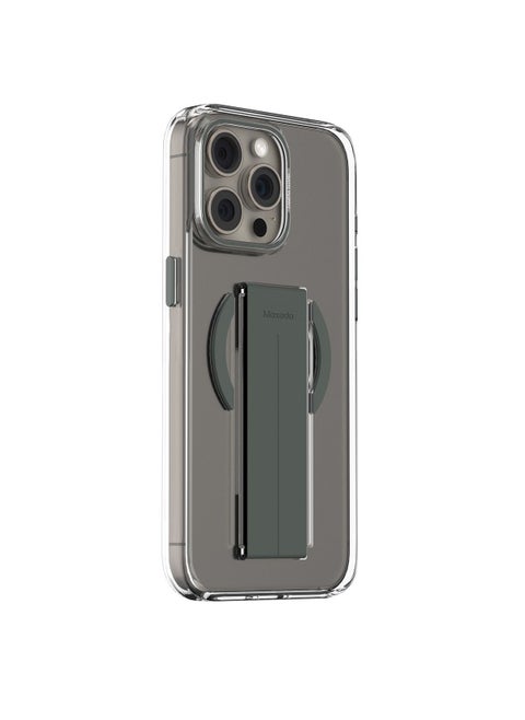 Moxedo Magnetic Protective Case Scratch Resistant Drop Protection Magsafe Technology Compatible for iPhone 15 Pro Max 6.7 inch - Grey