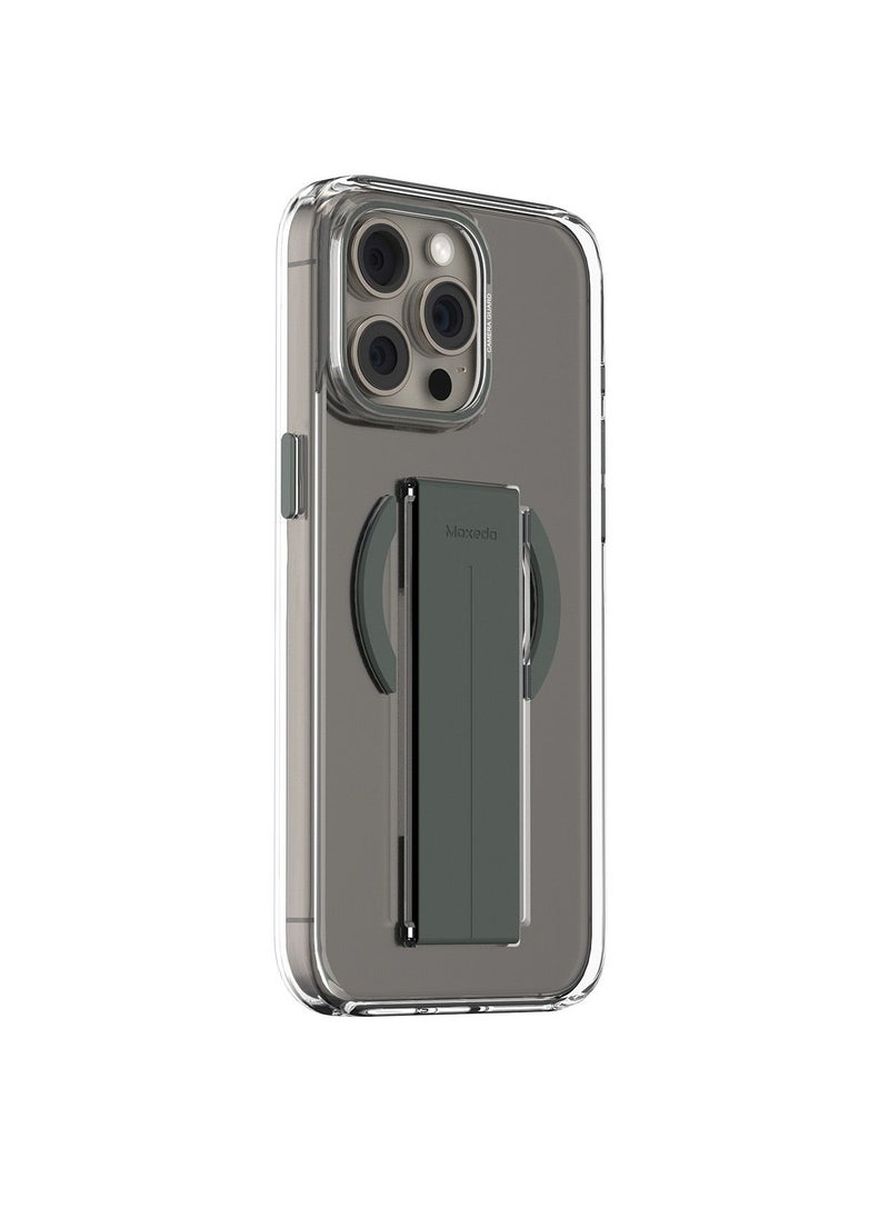 Moxedo Moxedo Magnetic Protective Case Scratch Resistant Drop Protection Magsafe Technology Compatible for iPhone 15 Pro Max 6.7 inch - Grey  - Image 1