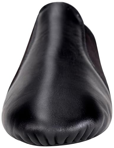 Linodes (Tent Leather Upper Jazz Shoe Slip-on for Women and Men's Dance Shoes Black 9.5M - Image 2