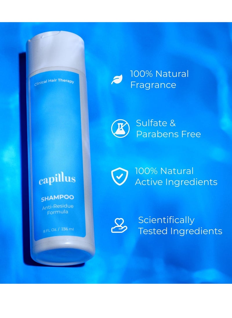Capillus - Capillus Anti Residue Shampoo, Scalp Clarifying Shampoo, Promote Healthy Hair Growth while detoxing from product build up, Shampoo for Hair Growth - Image 1