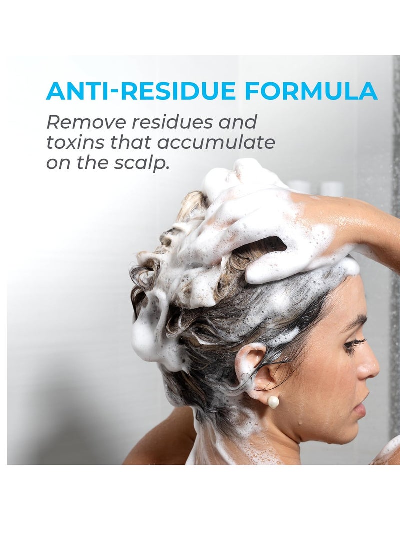 Capillus - Capillus Anti Residue Shampoo, Scalp Clarifying Shampoo, Promote Healthy Hair Growth while detoxing from product build up, Shampoo for Hair Growth - Image 1