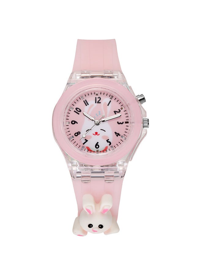 New Cartoon Primary School Children's Watch Luminous Silicone Quartz Watch Doll Watch Hot Style