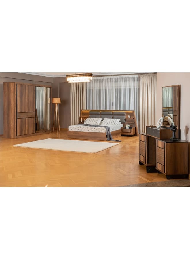 قباني فرنتشر غرفة نوم بترا - خشب MDF متعدد الألوان - Image 1