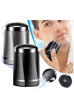 Generic Electric Razor for Men Pocket Size Mini Portable Shaver Wet and Dry Use, Rechargeable Multifunction Portable Travel Shaver for Men's Beard Shaving Trimming Grooming  - Image 1