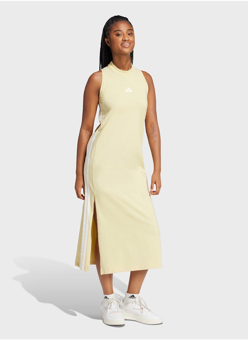 Adidas - Essential 3 Stripe Racerback Dress - Image 1