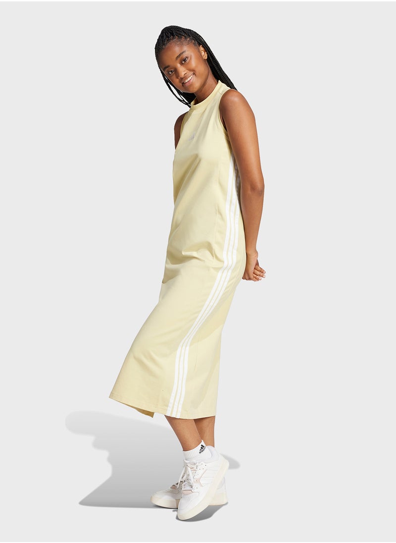 Adidas - Essential 3 Stripe Racerback Dress - Image 1