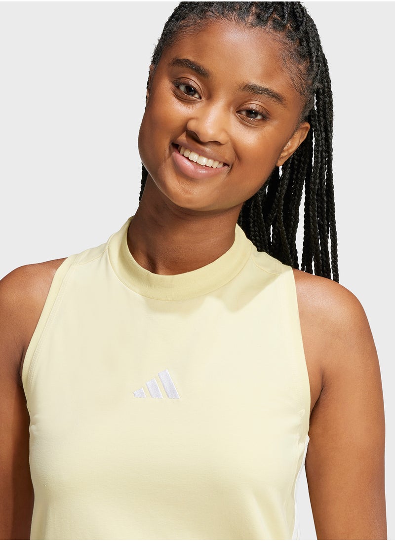 Adidas - Essential 3 Stripe Racerback Dress - Image 1