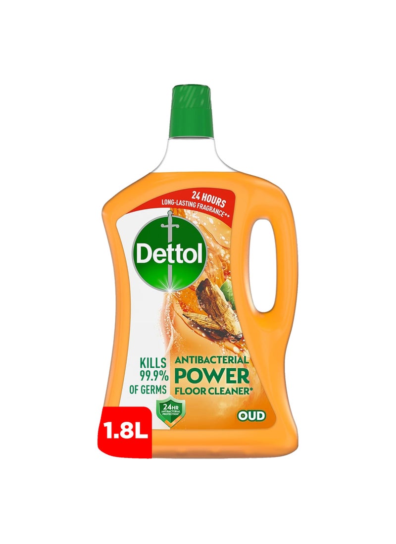 Dettol Oud Antibacterial Power Floor Cleaner Orange 1.8Liters - Image 1