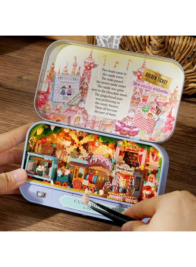 Bluejw Zhiqu House Diy Cabin Box Theater Handmade Small House Assembled Model Toys Birthday Gift For Girls - Image 1