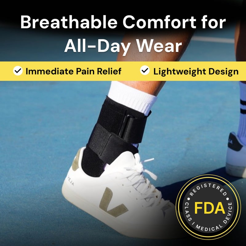 BraceUP Ankle Brace - Relieve Pain, Enhance Stability for Foot Pain, Sprained Ankle, Achilles Tendonitis, Men and Women - Image 3