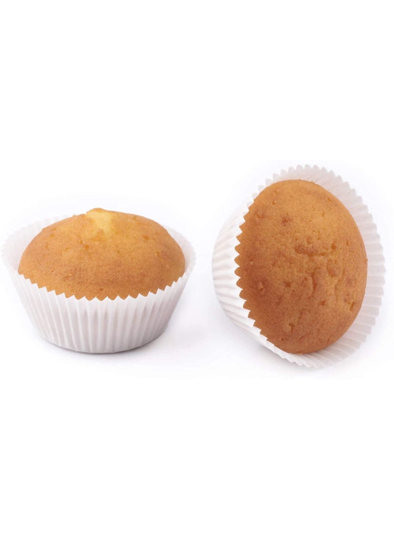 Glamifirsto Glamifirsto White Cupcake Liners for Baking Muffin Liners Muffin Wrappers Paper Baking Cups for Bakery Christmas Wedding Festival Birthday Party  - Image 2