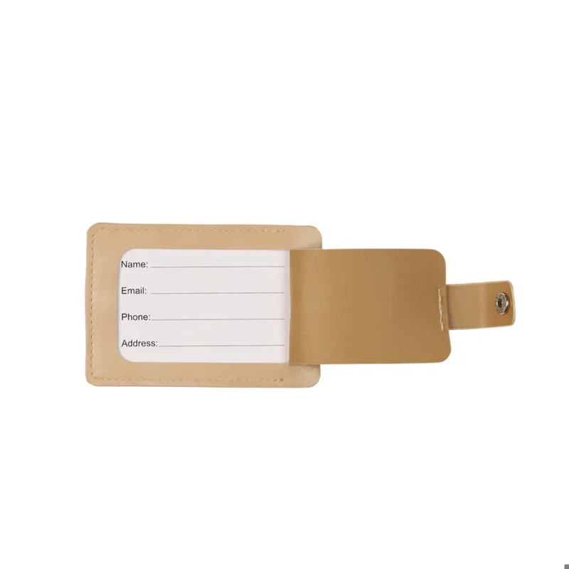 Hotel Collection  Luggage Tag - Luxe PU Leather Luggage Tag – Stylish & Durable Travel Accessory  | Best Price UAE