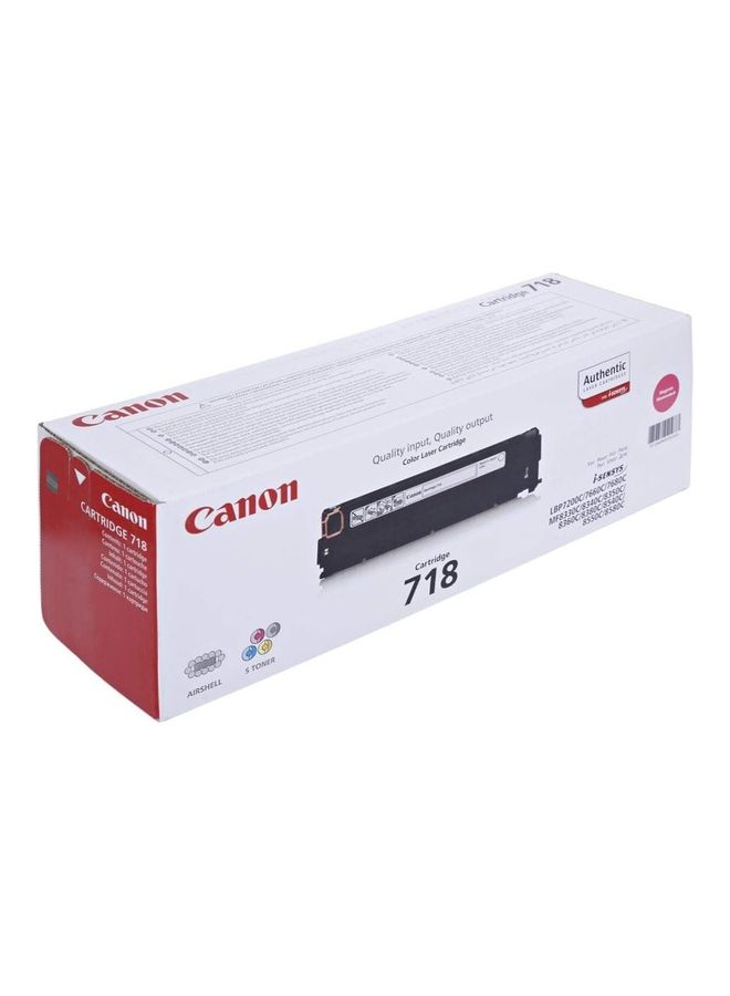Canon Toner Cartridge - 718 Magenta - Image 2