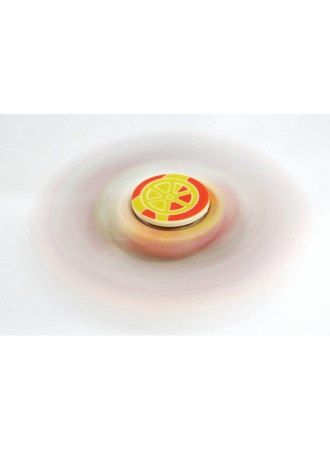 Premsons® Hand Spinner Desk Toy - High Speed Smooth Finger Spin Sensory Fidget Stress Relief Game Play for Kids & Adults - Birthday Party Gift - Single Bearing - Football-A - Image 5