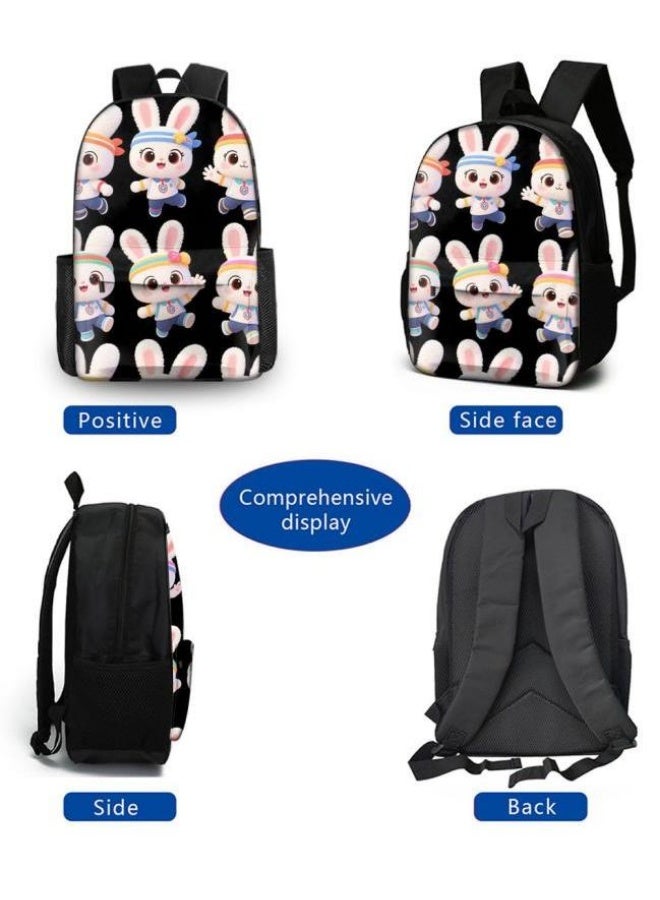 Bright Li Fire The fun and function fly together! Three-piece cartoon bags for children and teenagers to grow grass (available for students, children, friends on outings, mountain climbing, school, etc.) - 91 - Image 3