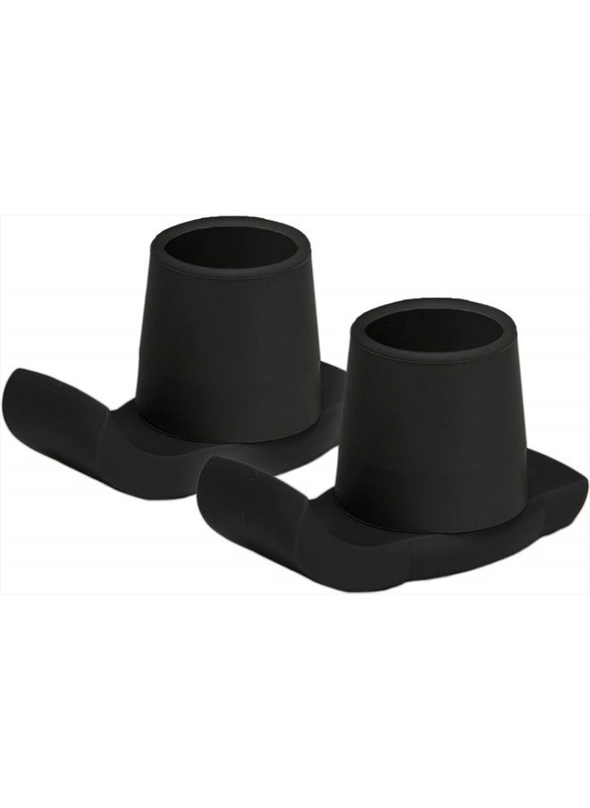 NOVA NOVA Medical Products Walker Glide Skis, Universal Fit, One Pair, Black  - Image 1