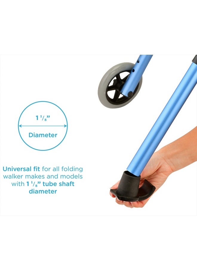 NOVA NOVA Medical Products Walker Glide Skis, Universal Fit, One Pair, Black  - Image 4