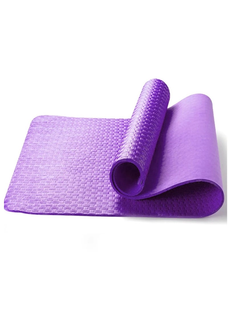 VIO Yoga Mat Portable Lightweight Anti Slip Foldable Non Slip Soft Exercise Mat for Pilates Cross Fit Training Dumbbells Gym Workout for Men Women Beginners for Indoor Outdoor Park Balcony Garden  - Image 1