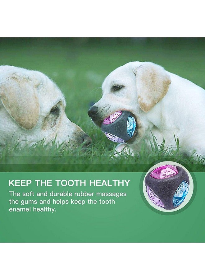 Generic Non-Toxic Teething And Training Lighting Led Ball With Sound Squeaky Squeaker Ball Chew Toy For Dogs And Cats (Available As Per Color)  - Image 3
