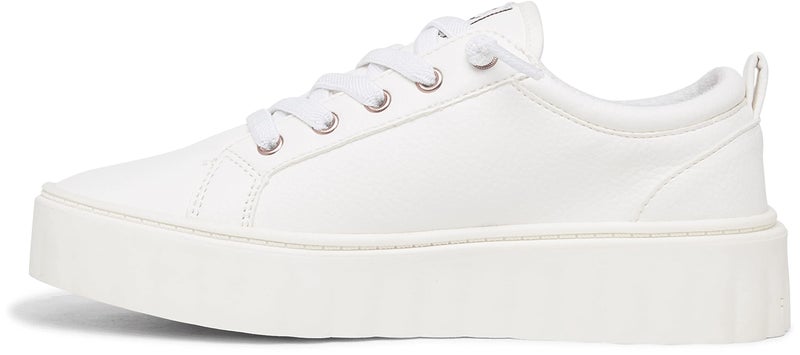 Roxy Women's Sheilahh Slip On Platform Sneaker Shoe, White , 11 medium US - Image 5