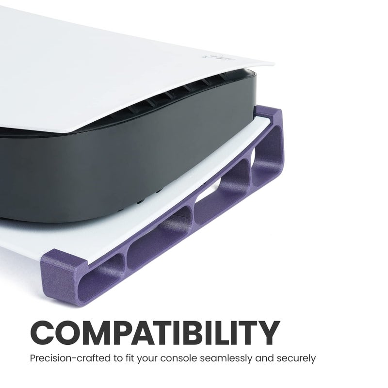 Glistco Skates - Horizontal Stand compatible with PS5 - Digital Edition (Galaxy Purple) - Image 5
