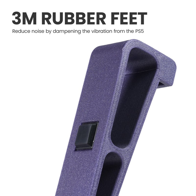 Glistco Skates - Horizontal Stand compatible with PS5 - Digital Edition (Galaxy Purple) - Image 3