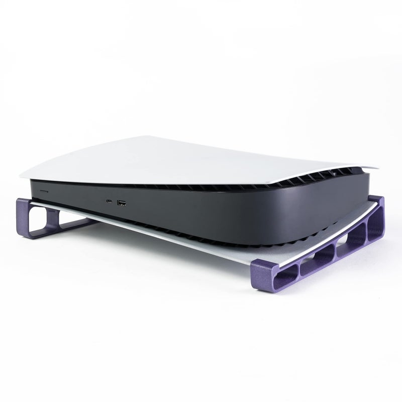 Glistco Skates - Horizontal Stand compatible with PS5 - Digital Edition (Galaxy Purple) - Image 1