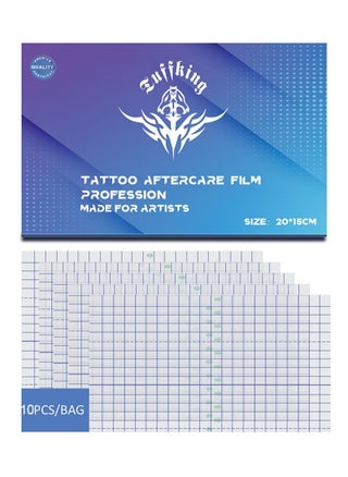 10 Pieces Tattoo Bandage Waterproof Tattoo Adhesive Plastic Second Skin Cover Clear Bandage Tape Tattoo Protection Bandage Tattoo Supplies - pzsku/Z2A465C94695591BAB3A8Z/45/_/1663242258/282bd2c4-a072-47b3-9bb0-9ca56864186e