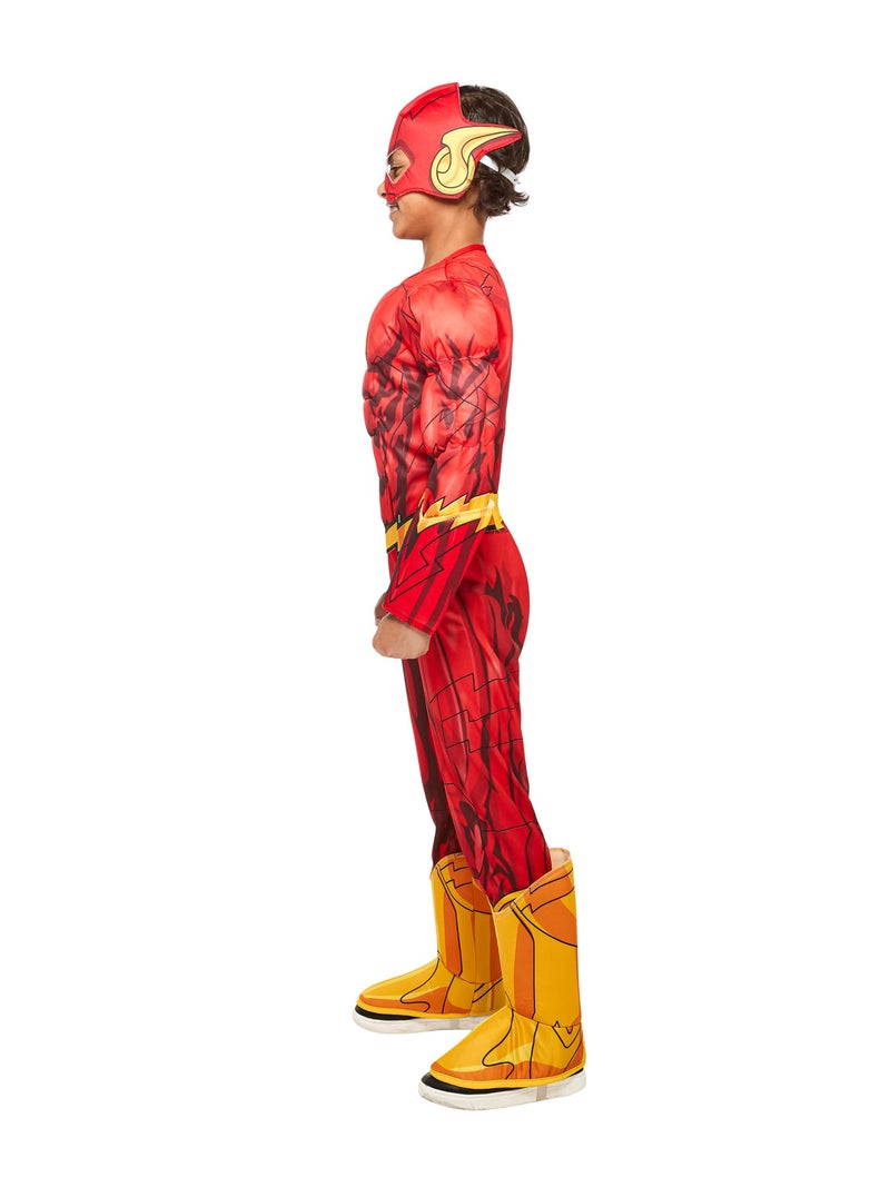 Rubies Costume DC Superheroes Flash Deluxe Child Costume, Large for Themed Parties and Halloween - Image 2