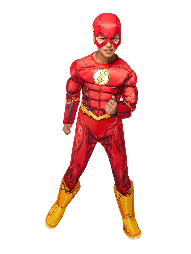 Rubies Costume DC Superheroes Flash Deluxe Child Costume, Large for Themed Parties and Halloween - Image 1