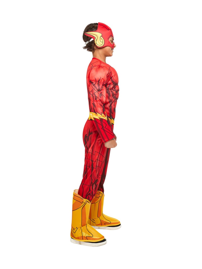 Rubies Costume DC Superheroes Flash Deluxe Child Costume, Large for Themed Parties and Halloween - Image 3