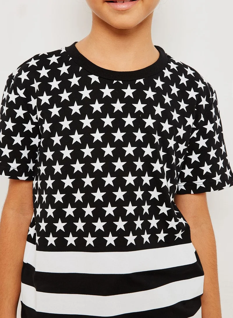 MSGM Kids Printed T-Shirt