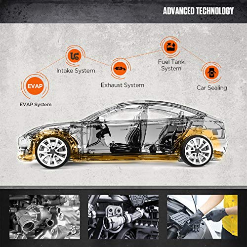 Autool Smoke Leak Detector SDT106 Automotive Smoke Machine Car Smoke Tester Fuel Leak Detectors EVAP Smoke Tester Car Pipe Leakage Tester Vacuum Leaks Detector Built-in Air Pump for 12V Vehicles - Image 4