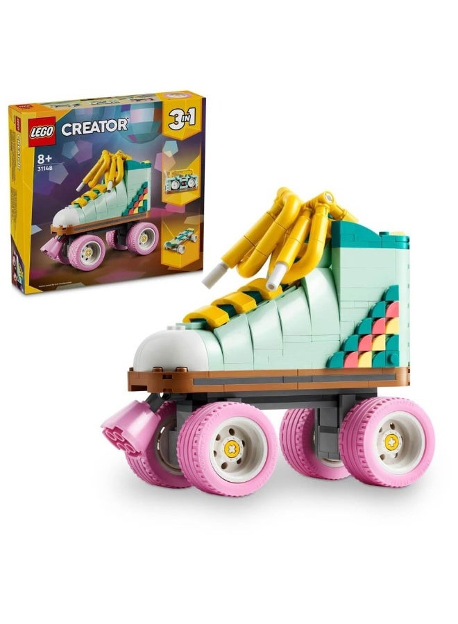 LEGO Creator Retro Roller Skate 3-In-1 Toy 31148 Building Set (342 Pieces) - Image 1
