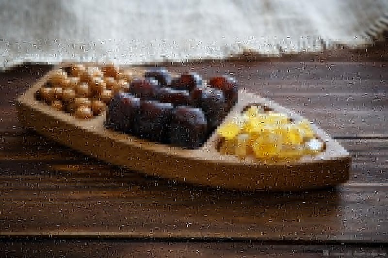 appeasy Wooden 3 Section Serving Platters for Home Decor, Food, Vegetables, Fruit, Snacks, Appetizer Serving Tray. - Image 2