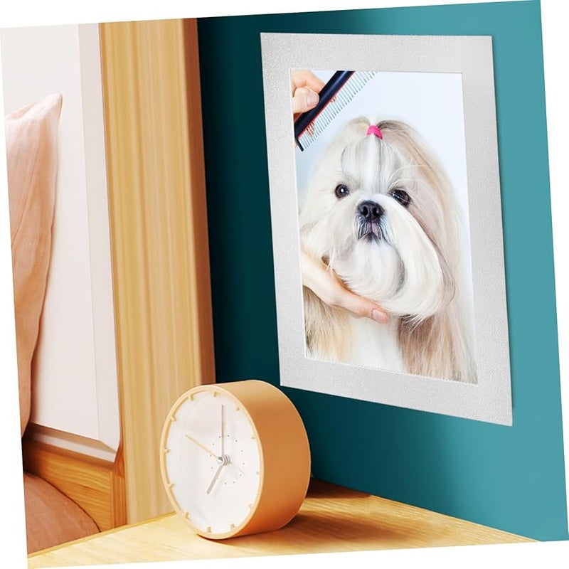 10Pcs White Cardboard Photo Frame Mats For Wall Display DIY Picture Framing - Image 3