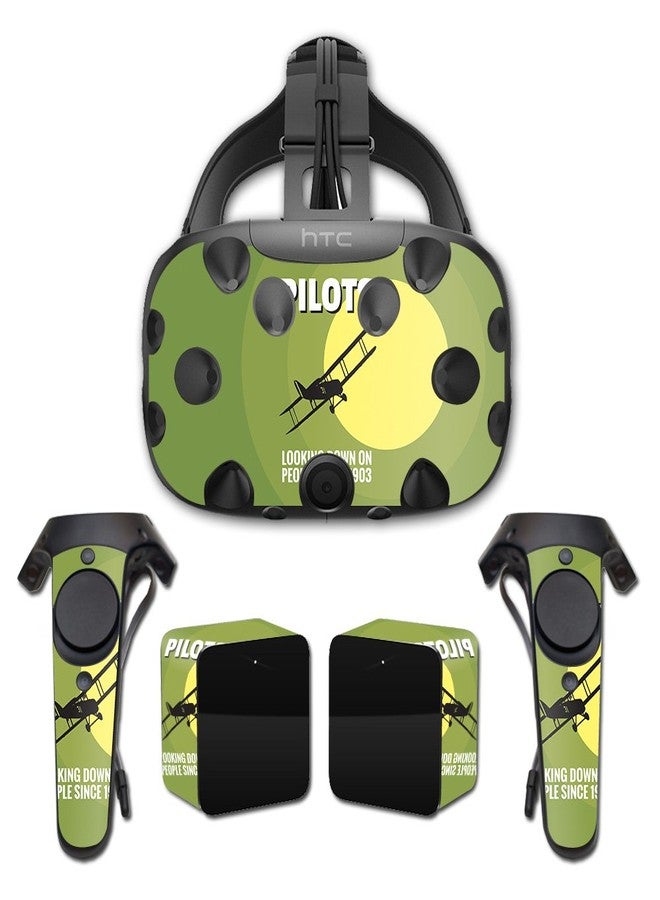 MIGHTY SKINS MightySkins Skin Compatible with HTC Vive - Pilots | Protective, Durable, and Unique Vinyl Decal wrap Cover | Easy to Apply, Remove, and Change Styles | Made in The USA - Image 2