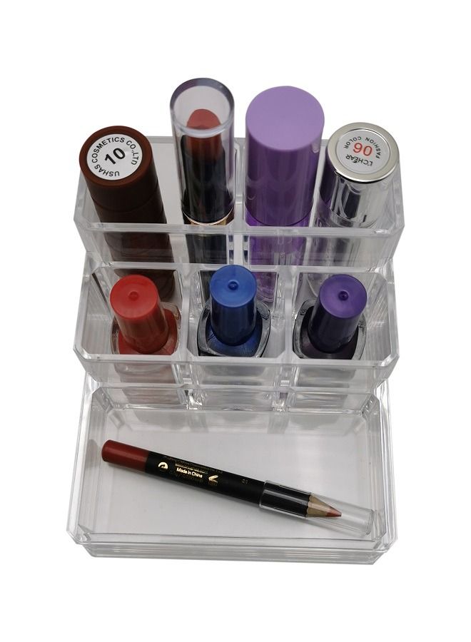 asmat Acrylic Makeup Brush Holder Organizer,Eyeliners Display Holder Cosmetic Brushes Storage Solution for Vanity, Dresser and Countertop - Image 5