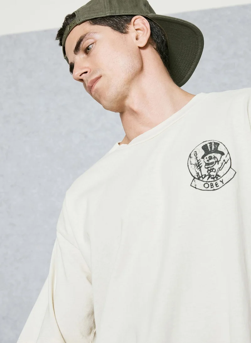 OBEY Wave Oversized T-Shirt