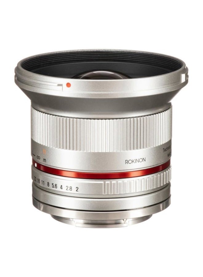 Rokinon 12mm f/2.0 CS Lens for Sony E, Silver  - Image 3