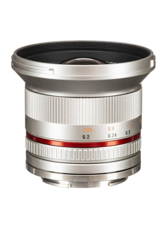 Rokinon 12mm f/2.0 CS Lens for Sony E, Silver  - Image 5