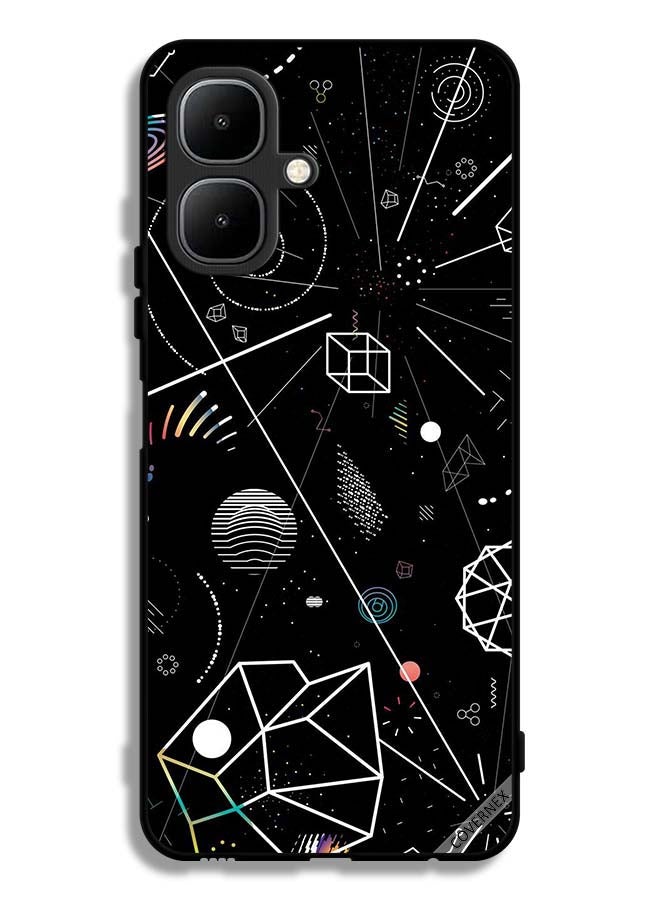 Covernex Tecno Pop 10 Protective Case Cover Aesthetic Math Wallpaper
