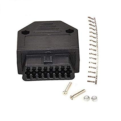 Star AutoLink STAR055 OBD2 Female Connector 16PIN OBDII Diagnostic Port Plug with Shell Case, Terminals & Screws – Universal Replacement Adapter for Car Scanner Tools - Image 3