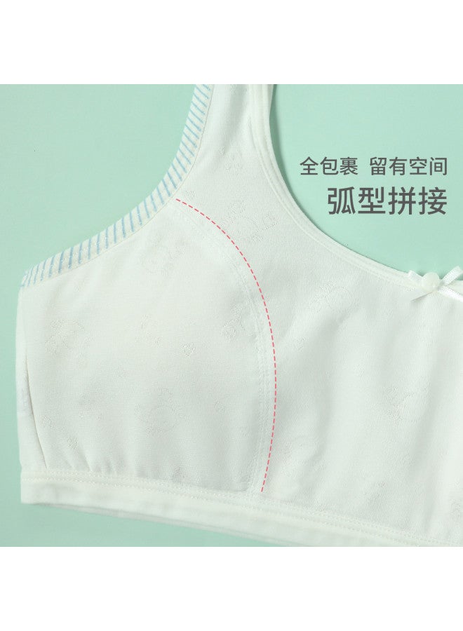 Long time companion 9-12 Years Old Basic Anti-show Stage 1 Training Bra u-back Thin Teen Bra For Developing Girls - Image 3
