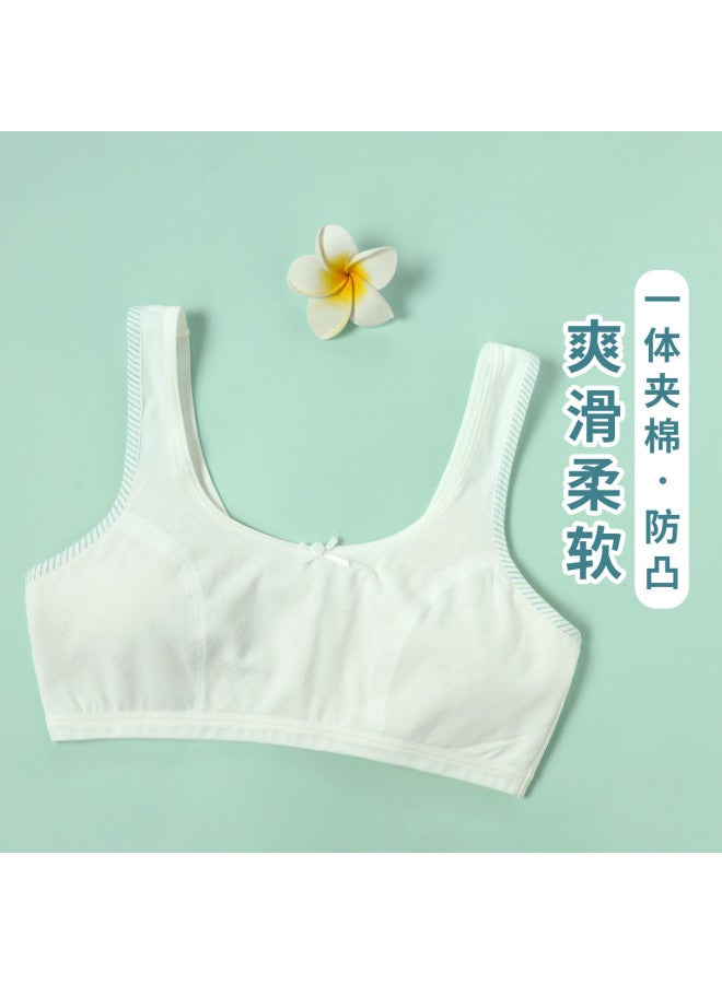 Long time companion 9-12 Years Old Basic Anti-show Stage 1 Training Bra u-back Thin Teen Bra For Developing Girls - Image 2