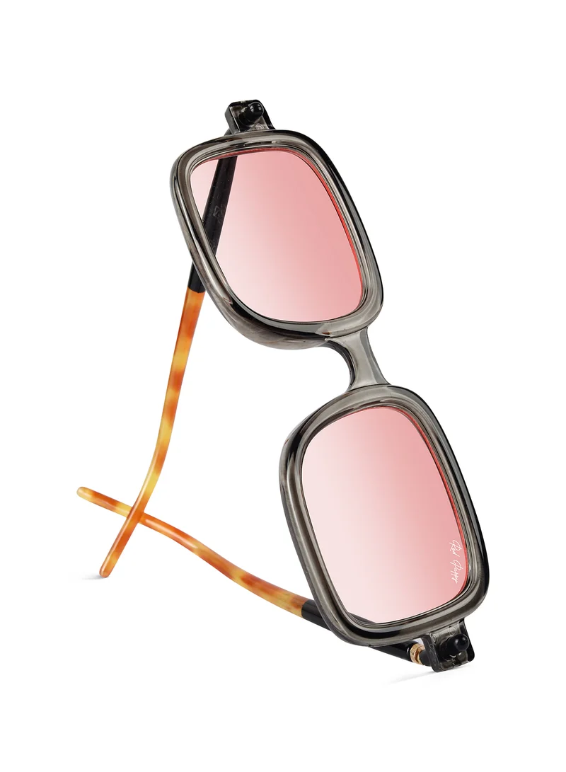 Woggles Red Pappy Vexor Red Square Sunglasses