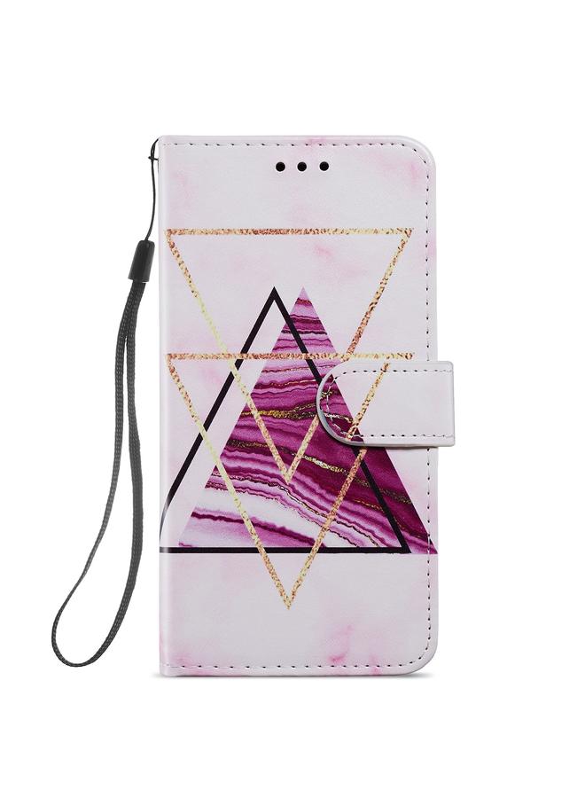 زبون جراب لهاتف iPhone 12 / 12 Pro، جراب جلدي أفقي قابل للطي بنمط مرسوم مع حامل وفتحات للبطاقات وإطار للصور - Image 2