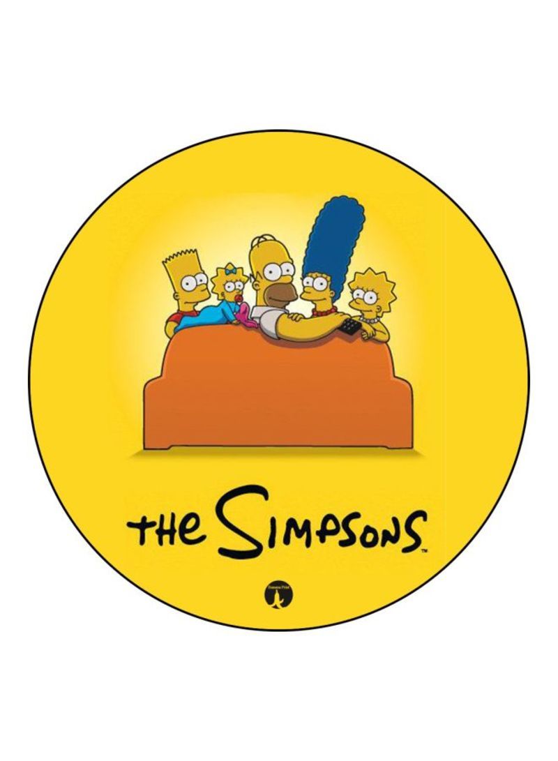 RKN Simpsons Printed Fridge Magnet  Yellow/Orange/Blue - Image 1